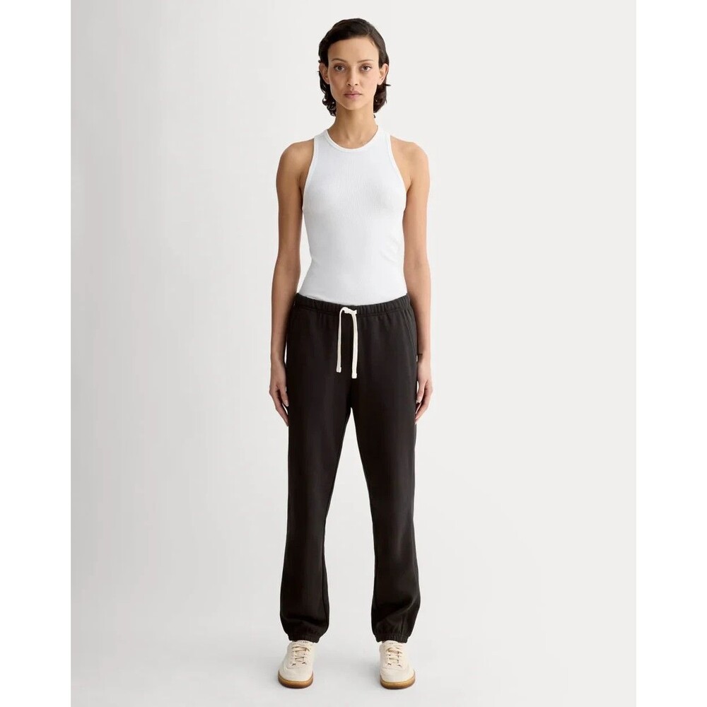 EVERLANE The Off Duty Jogger S Black High Rise Pull On Organic NWT B80